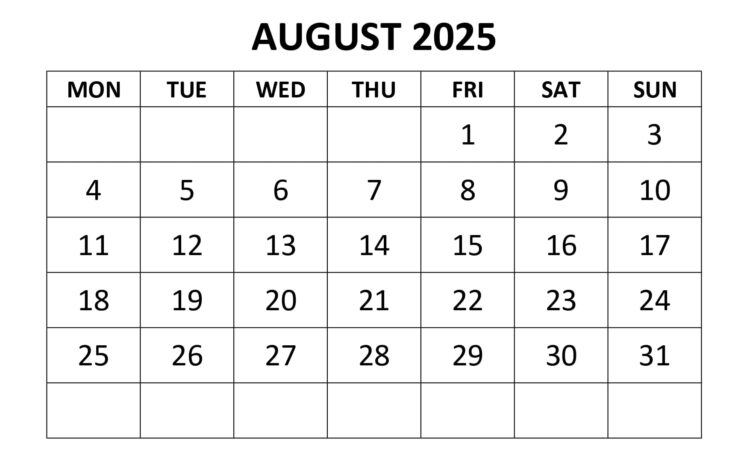 August 2025 Calendar JPG